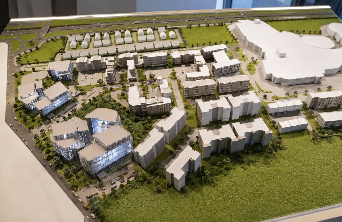 Architectural scale model built with transparency and care