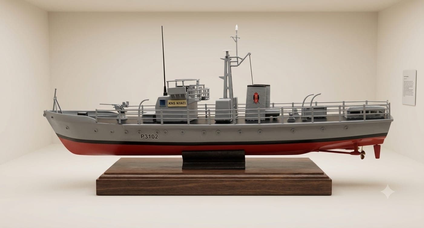 Marine model of a port and coastal development