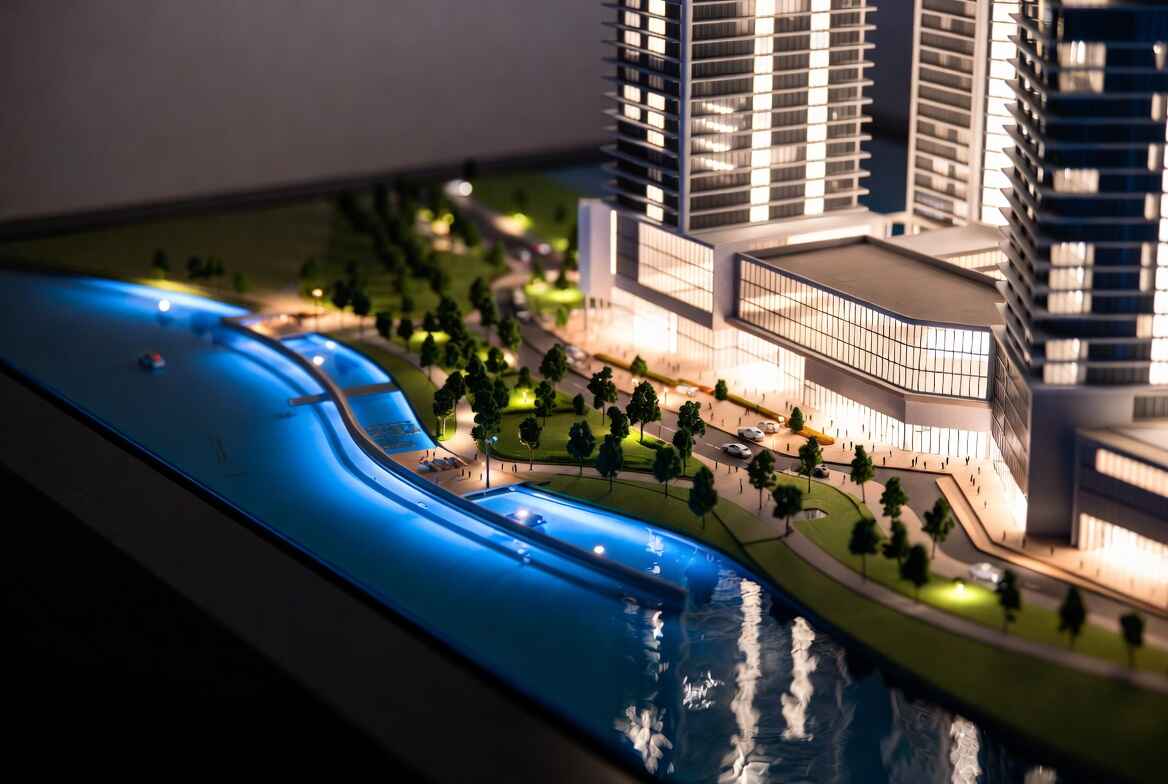 Custom presentation scale model