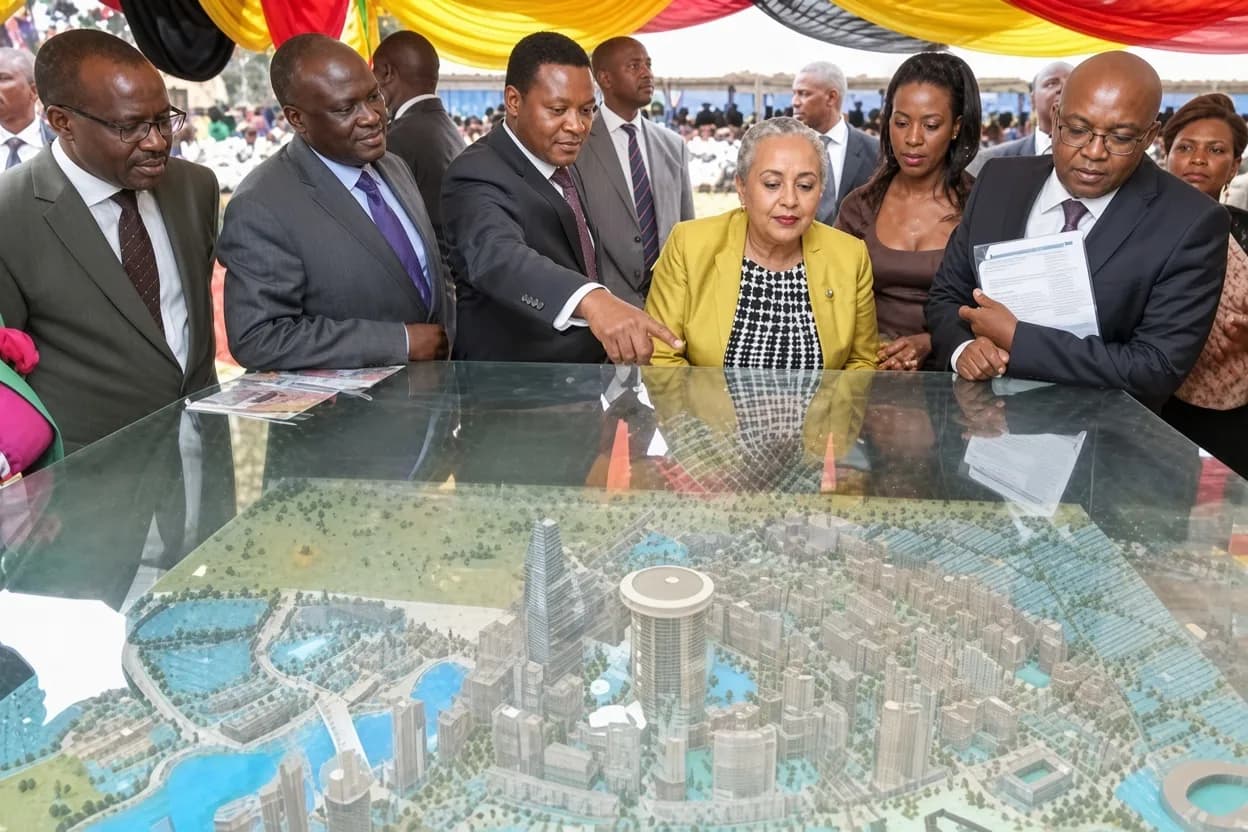 Urban planning scale model
